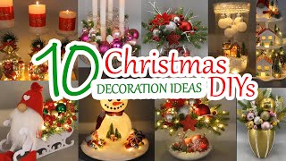 10 DIY Christmas Decoration Ideas at Home  Christmas Crafts 2024 [upl. by Turro722]