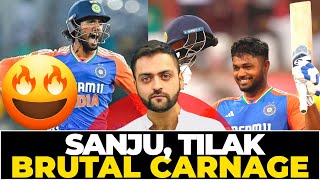 Sanju Samson Tilak Varma BRUTAL CARNAGE with SIZZLING 100s  India vs SA [upl. by Malliw]