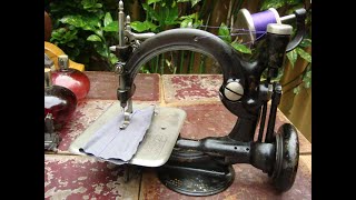 Old Vintage Antique Sewing Machine Wilcox Willcox amp Gibbs For Restoration Video [upl. by Emmons]