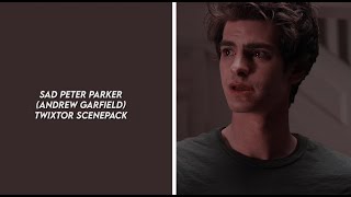 sad peter parker Andrew garfield twixtor scenepack [upl. by Sulokcin]