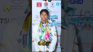 India most youngest Olympic player Dhanidi 🇮🇳✅ olympics parisolympics2024 swimming sorts [upl. by Lever]