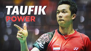 When Taufik Hidayat Destroyed His Opponent by his Attack [upl. by Borgeson]