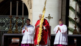 LIVE Heilige Messe mit Papst Franziskus am Palmsonntag [upl. by Jolee]