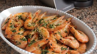 GAMBONES AL HORNO 🦐  Receta fácil por menos de 10 € [upl. by Annotahs]