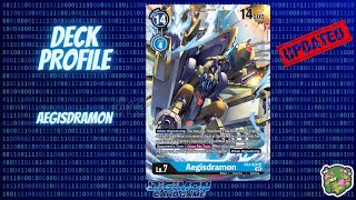 Deck profile Aegisdramon  BT15 [upl. by Atiuqaj]