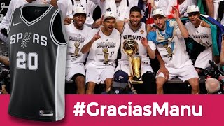 REVANCHA CON TÍTULO  Cuarto anillo NBA de Manu con los Spurs en 2014  GraciasManu [upl. by Tillford198]