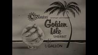 Borden Dairy Company  Golden Isle Sherbet  Fury Says Vintage Commercial  1950s  1960s [upl. by Anib498]