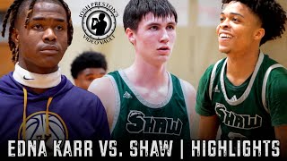 Edna Karr vs Shaw HIGHLIGHTS  Kam Johnson GOES OFF in Country Day Classic Drops 33 🔥🏀 [upl. by Amej11]