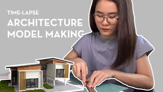 TIME LAPSE  Bungalow Design  Model Making  REG 360 IBS [upl. by Meela624]