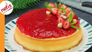 Çilekli Cheesecake Tarifi  Nasıl Yapılır [upl. by Collete]