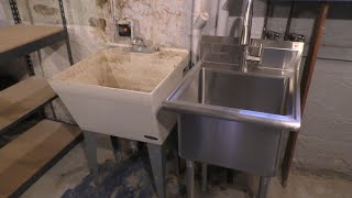 How to Install a New Utility Sink [upl. by Dumm556]