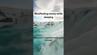 Manifesting money while sleeping [upl. by Nylirak]