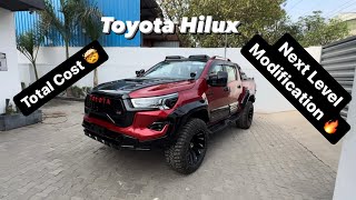 Toyota Hilux Modification  Extreme Level Total Cost 🔥 [upl. by Omrelliug]