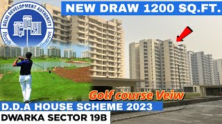 DDA Housing SCHEME 2023  Golf Course ⛳️ Flat  Dda 3 BHK Flat  New Dda Flat Dwarka sec 19 B [upl. by Anelak601]