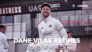 Dane Vilas walks out for the last time at Emirates Old Trafford 👏  GUARD OF HONOUR [upl. by Aiva]