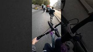 Swerves in central London c100 bikelife collectivebikes onewheeluk mtb londonrides cycling [upl. by Pepin145]