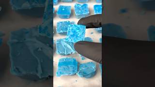 🍋 Blue Lemonade KoolAid Fudge youtubeshorts recipe foodhacks snackidea viral [upl. by Jacynth]