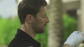 Romain Grosjean  Intervista ITA Post Incidente  Bahrain 2020 [upl. by Ylime]