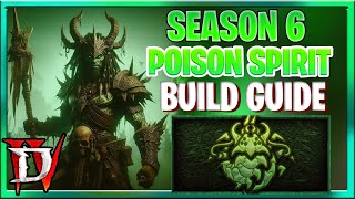 Diablo 4 Poison Spritborn Build Guide  Stinger Speed Build  No Mythics Req [upl. by Curkell]