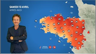 Bulletin météo pour le samedi 13 avril 2024 [upl. by Butterworth141]