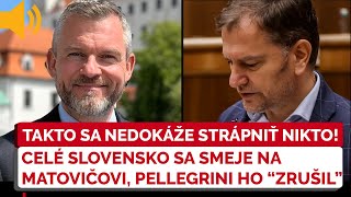 FOTKA z prezidentského úradu BÚRA INTERNETY Igor Matovič si vylámal zuby na Pellegrinim [upl. by Elehcin]