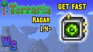 Terraria how to get Radar on 1449 SEED 40 seconds [upl. by Cressy45]