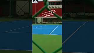 synthetic tennis courts of indianew synthetic tennis courts in KD Singh Babu stadium lucknow [upl. by Didier]