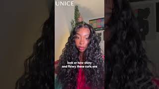 UNice 7x5 ByeBye Knots™ Wig amp HD Lace With Free Baby Hair Wet amp Wavy Water Wave Invisible Knots Wig [upl. by Aneala]