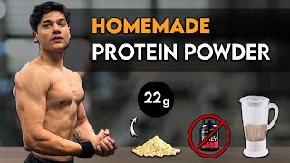 Homemade Protein Powder for Muscle Building  Cheap and Easy Recipe [upl. by Aneed]