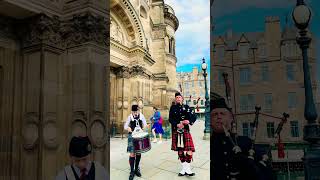 Bagpipes amp Drums at Edinburgh university scottish bagpipes drums graduation music [upl. by Annie]