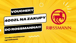 Jak dostać KOD RABATOWY na 400zł do Rossmann ZA DARMO 🤑 DZIAŁA 2024 ✅ [upl. by Atilehs]