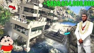 FRANKLIN BECOME PRESIDENT WITH SHINCHAN TO MAKE 10000000 IN GTA5 [upl. by Ahsirt]