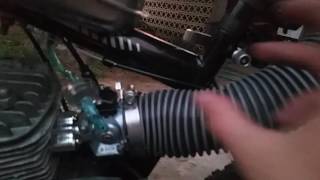 2 stroke 80cc bicycle engine bolt on power [upl. by Territus140]