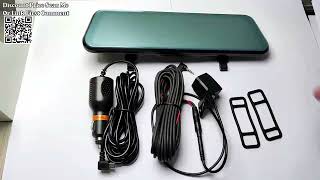 Test Asawin 10 In 2K Rear View Mirror Dash cam WIFI For Car Review Aliexpress [upl. by Hawk]