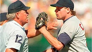 Roger Clemens ejected from playoff game 1990 [upl. by Sumetra461]