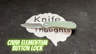 Civivi Elementum Button Lock 2 An Upgrade to a Hall of Fame EDC Knife [upl. by Thayne56]