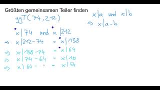 ggT berechnen mit Primfaktorzerlegung größter gemeinsamer Teiler große Zahlen [upl. by Lamiv]