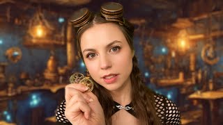 ASMR Steampunk Mechanic Cleans And Fixes Your AugmentsAdjustmentsExamining Personal Attention [upl. by Ocsisnarf782]