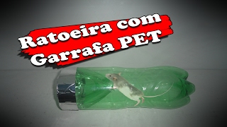 Como Fazer Ratoeira Caseira com garrafa PET  How to Make Mousetrap  DIY [upl. by Vogeley]