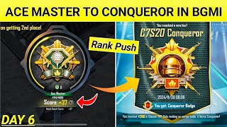 🤬 DAY 6 ACE MASTER TO CONQUEROR BEST STRATEGY 🔥 SOLO CONQUEROR RANK PUSH TIPS AND TRICKS 35 ✅ [upl. by Kroo]