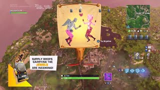 FORTNITE NEW SHADOW PUPPET GLIDER GAMEPLAY [upl. by Ivy]