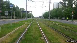 Dresden Tram Straßenbahn Linie 1 Leutewitz  Prohlis Rundfahrt [upl. by Enyrat480]