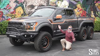 The HENNESSEY VELOCIRAPTOR 6x6 is an Absolute MONSTER Crazy Ford F150 Raptor [upl. by Nowed185]