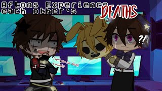 Aftons experience each other’s deaths  fnaf [upl. by Ainod379]