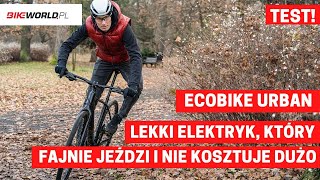 Test Ecobike Urban  lekki rower elektryczny [upl. by Merow]