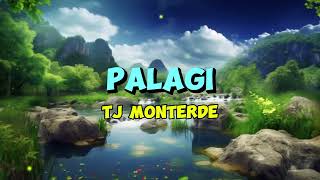 PALAGI  TJ MONTERDE Lyrics [upl. by Rahas]