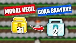 PROFIT GROWTOPIA TERBAIK 2024❗ MODAL 30 WL PROFIT 6X LIPAT  Growtopia Indonesia [upl. by Miranda]