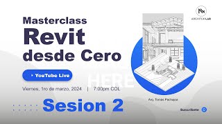 🔴REVIT GRATIS para PRINCIPIANTES  Sesion 2  Ejes cotas y columnas [upl. by Ielarol]