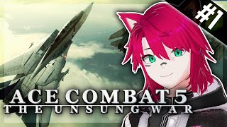 【Ace Combat 05 The Unsung War】New Squadron Part 1 [upl. by Artsa]