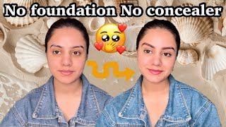 How to cover pigmentation amp Dark spots😍 No foundation No concealer  Only 5 products✅  kp styles [upl. by Sigfried]